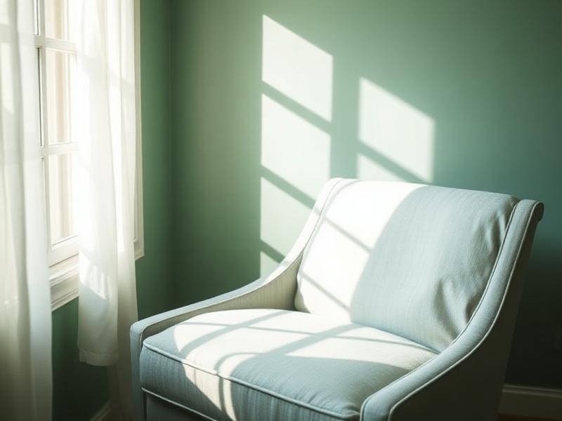Quiet chair in morning light